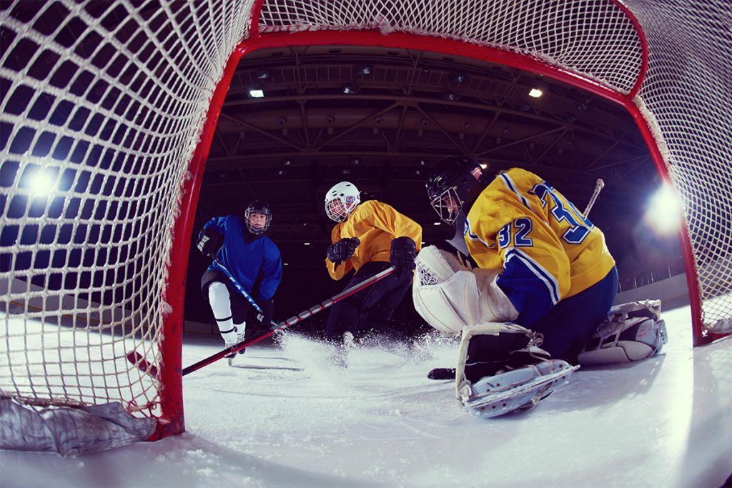 Kontaktlinsen Sport Eishockey